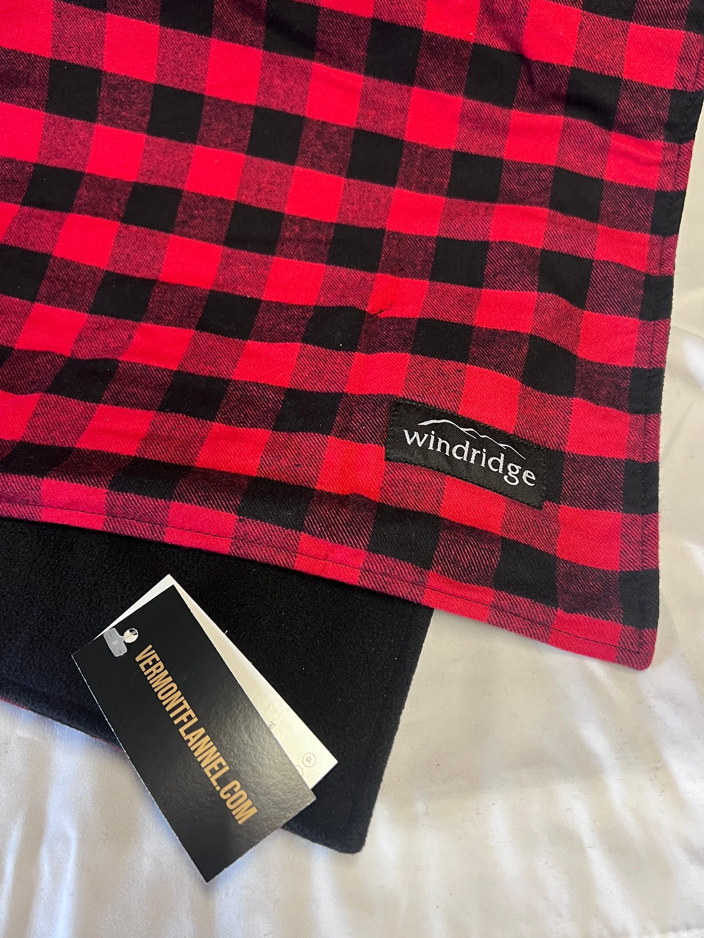 Windridge VT Flannel Blanket