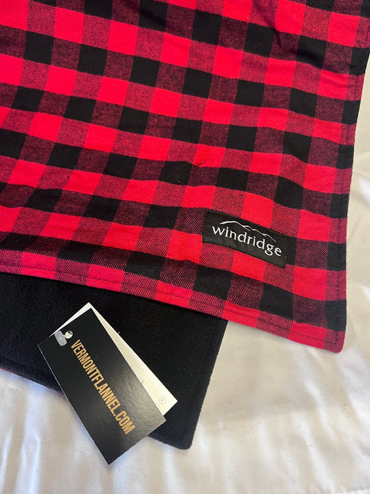 Windridge VT Flannel Blanket